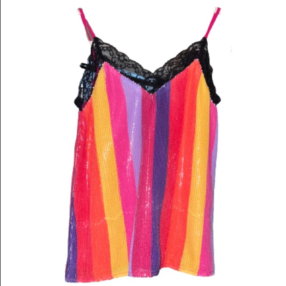 Olivia Rubin NWT sleeveless sequin top.